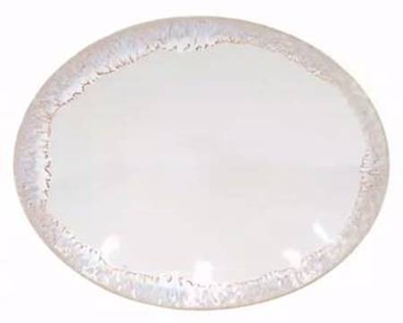 Taormina White 16" Oval Serving Platter
