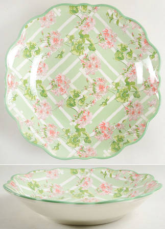 English Garden 13" Pasta Serving Bowl