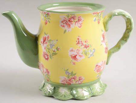 English Garden Teapot No Lid