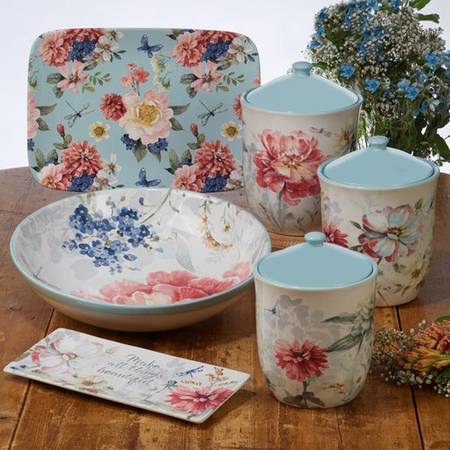 Spring Bouquet 14" Rectangular Serving Platter