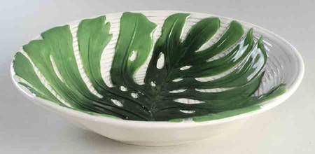 Mixed Greens 13" Round Serving Bowl