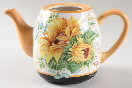 Sunflower Fields Teapot No Lid