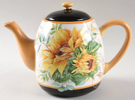Sunflower Fields Teapot & Lid