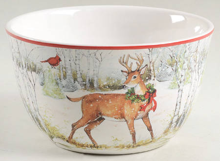 Winter Forest Individual Ice Cream Dish