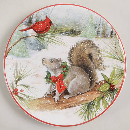 Winter Forest Canape Plate