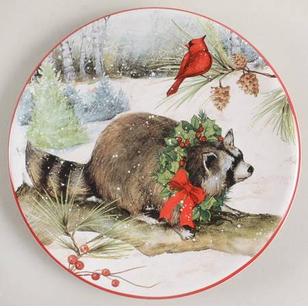 Winter Forest Canape Plate