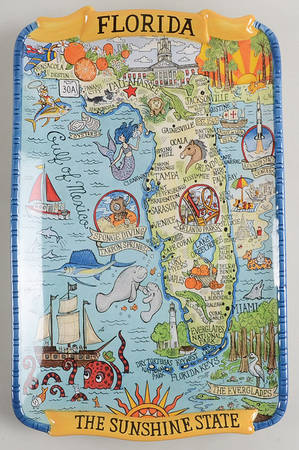 Adventure Destinations 13" Rectangular Serving Platter