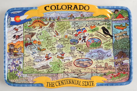 Adventure Destinations 12" Rectangular Serving Platter