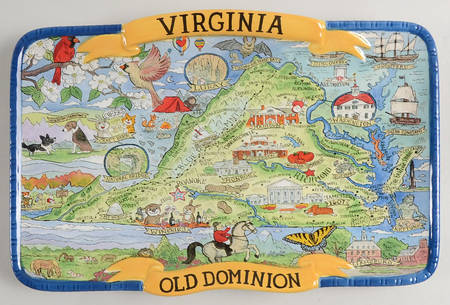 Adventure Destinations 12" Rectangular Serving Platter