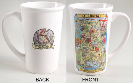 Adventure Destinations Latte Mug
