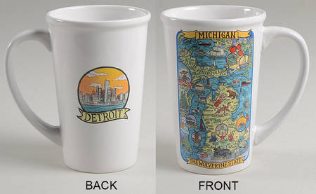 Adventure Destinations Latte Mug