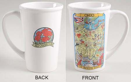 Adventure Destinations Latte Mug