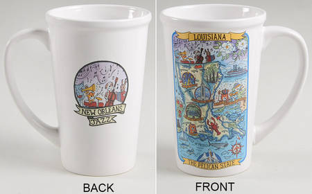 Adventure Destinations Latte Mug