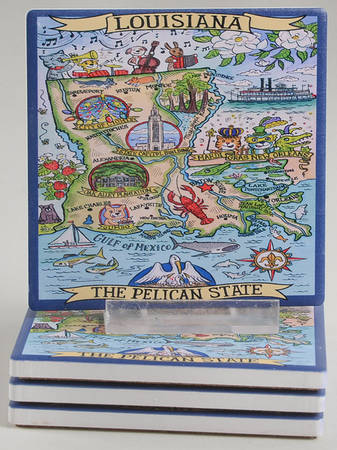 Adventure Destinations Coaster - Set of 4 Motif 12