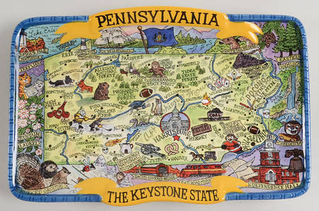 Adventure Destinations 12" Rectangular Serving Platter