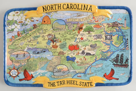 Adventure Destinations 12" Rectangular Serving Platter
