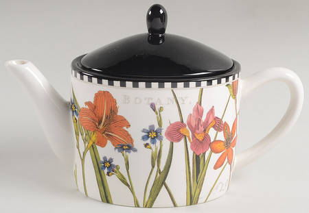 Botanical Floral Teapot & Lid