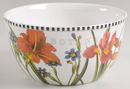 Botanical Floral 11" Round Serving Bowl