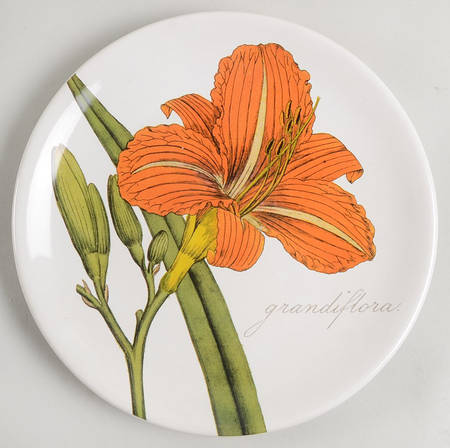 Botanical Floral Salad Plate