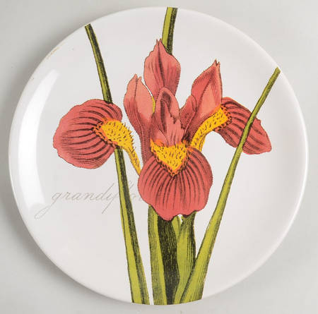 Botanical Floral Salad Plate