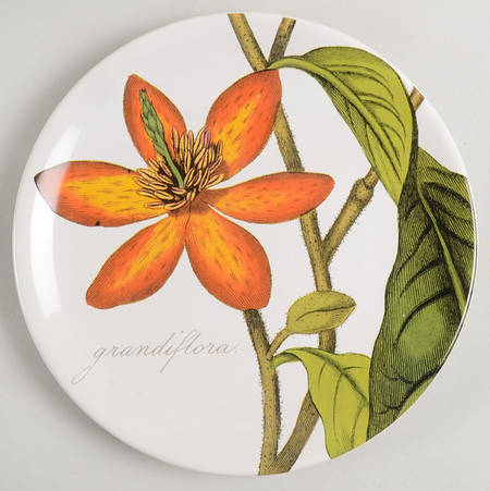 Botanical Floral Salad Plate