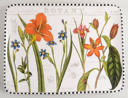 Botanical Floral 16" Rectangular Serving Platter