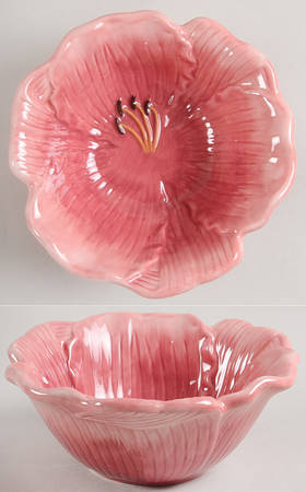 Botanical Floral Figural Individual Ice Cream Dish