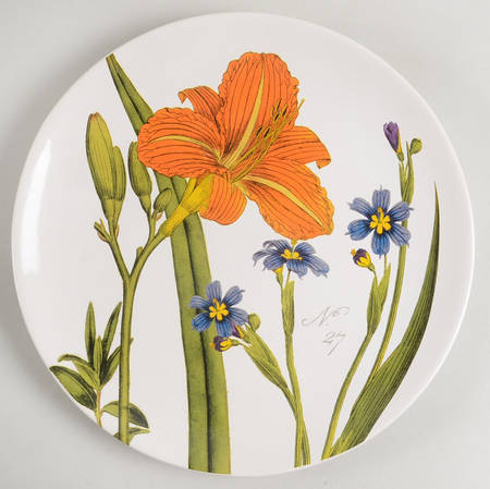 Botanical Floral Dinner Plate