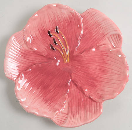Botanical Floral Figural Dessert/Pie Plate