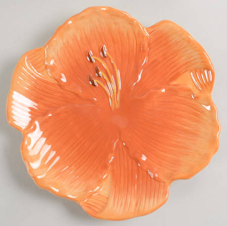 Botanical Floral Figural Dessert/Pie Plate