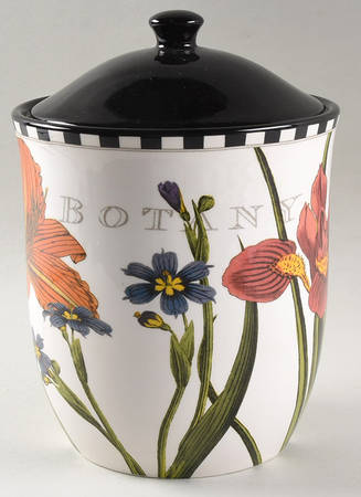 Botanical Floral Large Canister & Lid