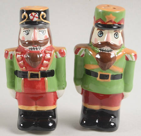 Holiday Magic Nutcracker Figural Salt & Pepper Set