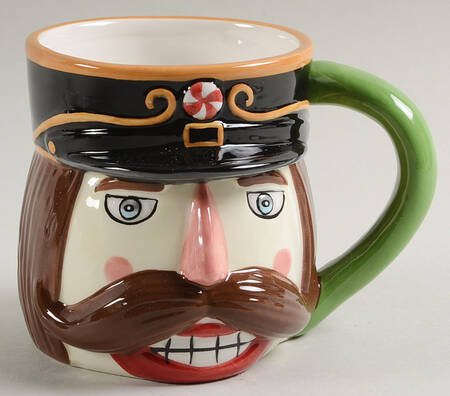 Holiday Magic Nutcracker Figural Mug