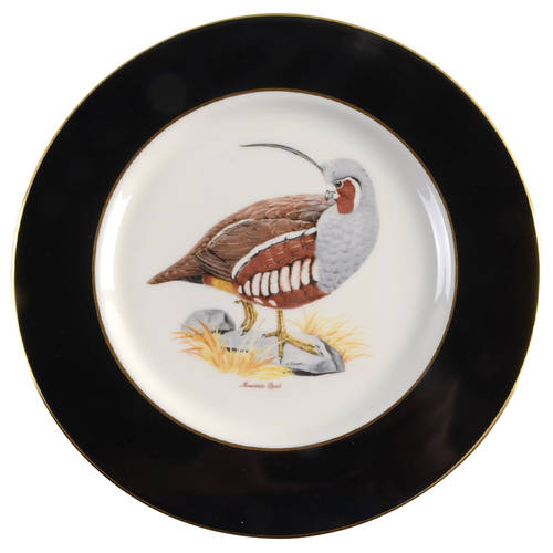 American Game Birds Dinner Plate