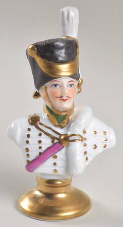 Miniature Bust Figurines Cavalry Soldier - No Box