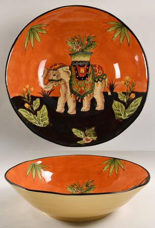 New West Indies 12" Round Serving Bowl