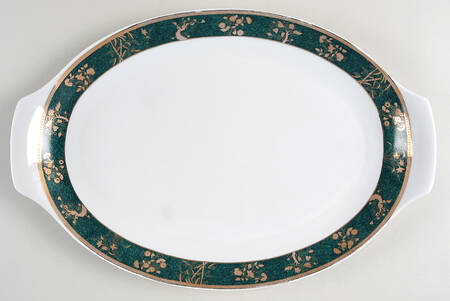 CI72 17" Oval Serving Platter by Cocema Fes Morocco