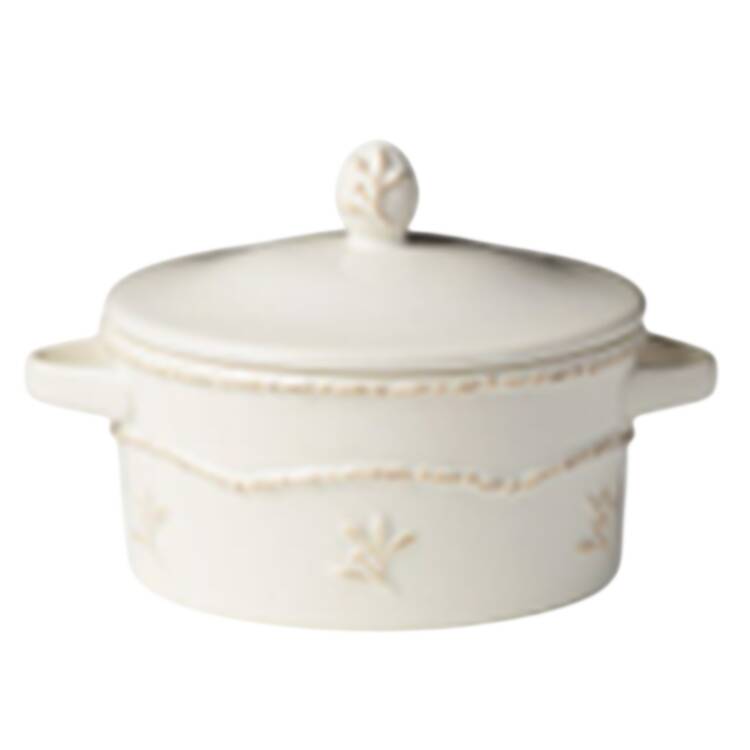 Heritage Beads Dinnerware Mini Round Baker & Lid
