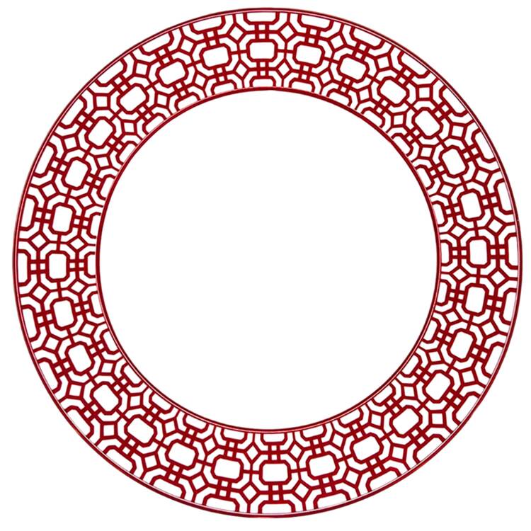 Newport-Crimson Salad Plate