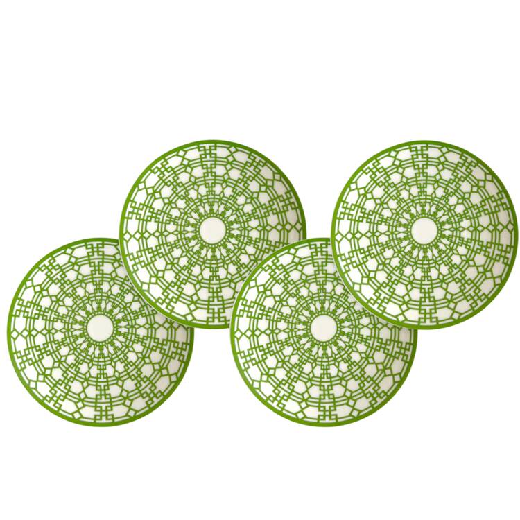 Newport Verde Green Canape Plate