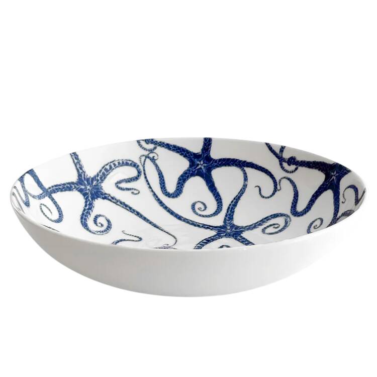 Starfish Blue Individual Dinner Bowl