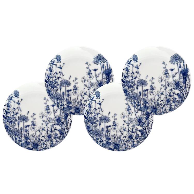 Summer Blues Canape Plate