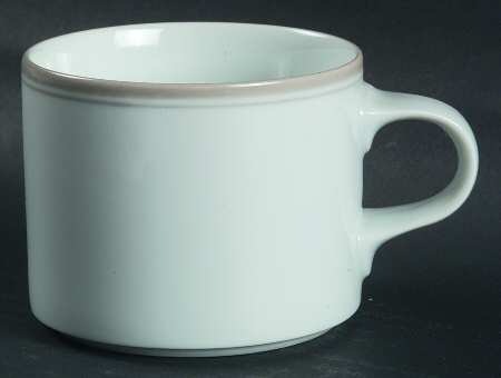 Adagio Taupe Flat Cup