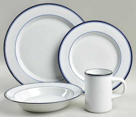 Allegro Blue (Portugal, Sri Lanka and Thailand) 4 Piece Place Setting