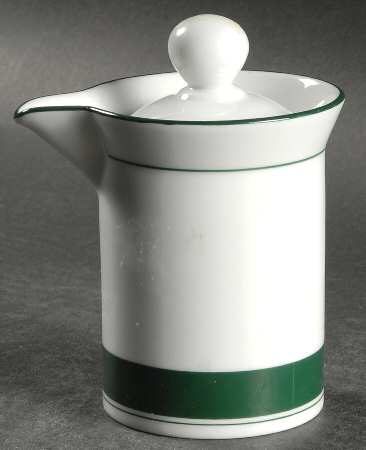 Allegro Green Creamer & Lid