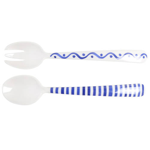 Arabesque (Sri Lanka, Phillipines) Melamine Salad Serving Set