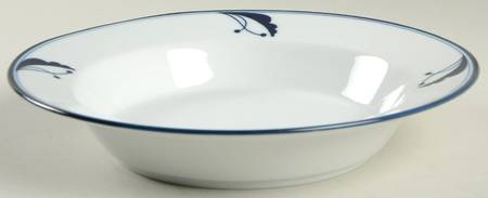 Bayberry Blue (Japan, Portugal) Rim Soup Bowl
