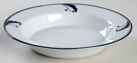 Bayberry Blue (Japan, Portugal) Rim Soup Bowl
