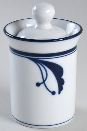 Bayberry Blue (Japan, Portugal) Sugar Bowl & Lid