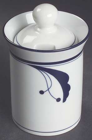 Bayberry Blue (Japan, Portugal) Sugar Bowl & Lid